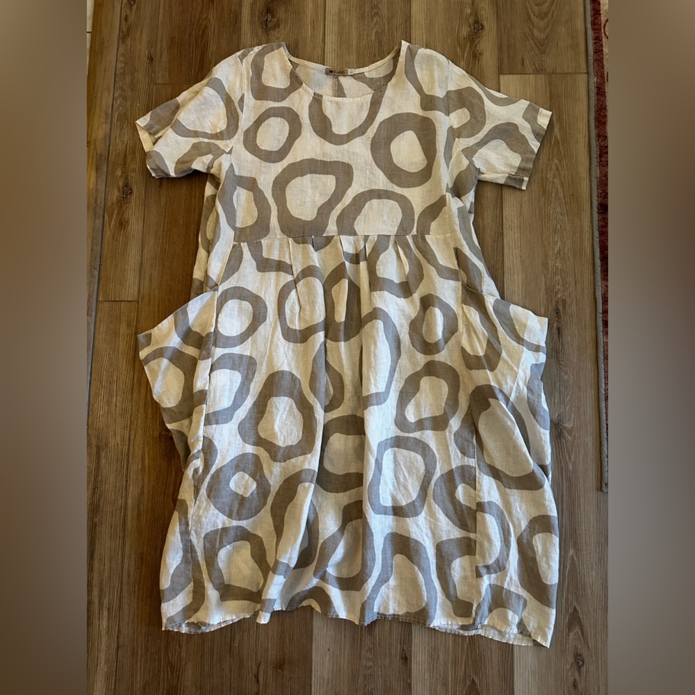 Klasiks Sabbia Lagenlook Linen dress L